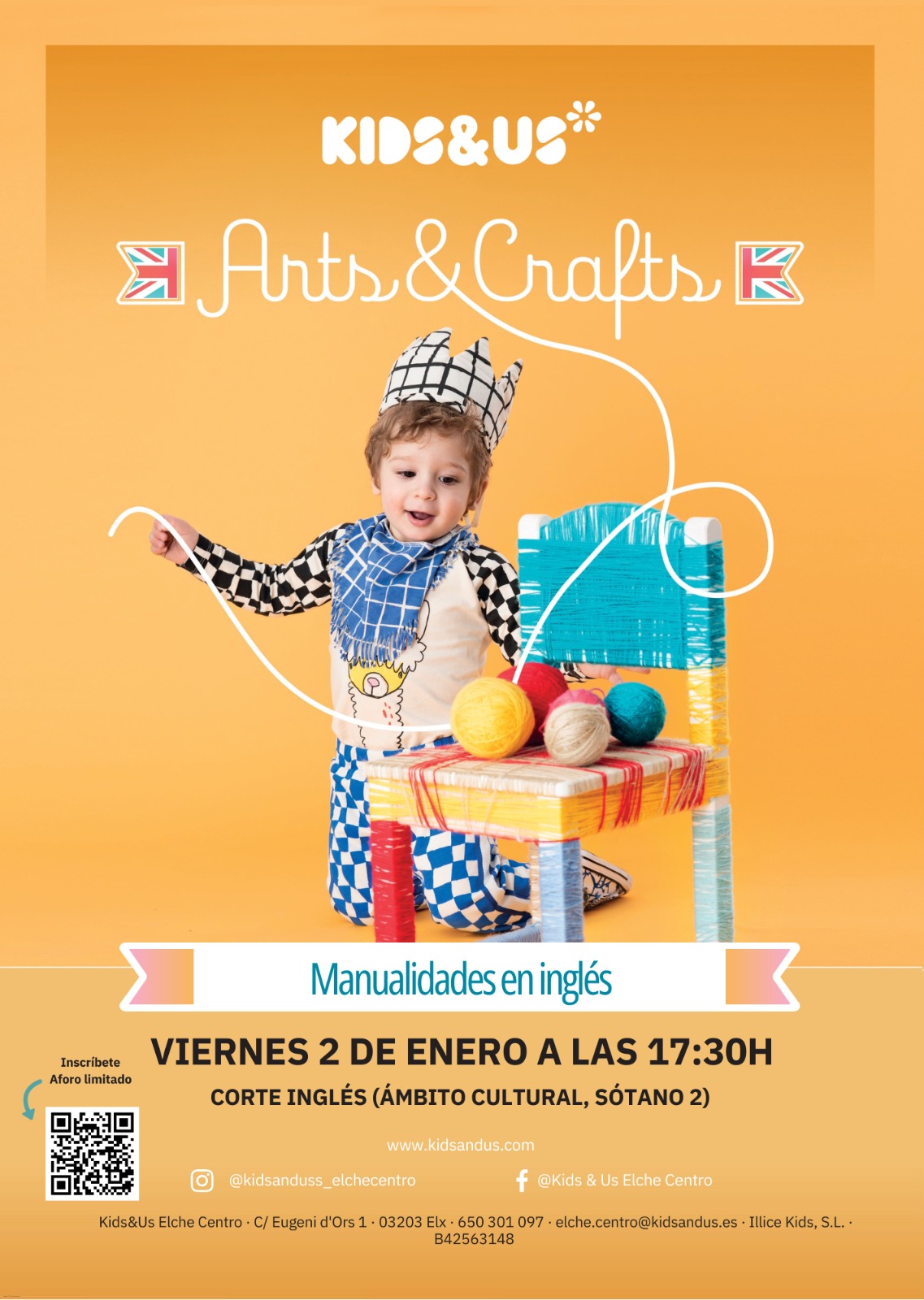 TALLER KIDS&US: Arts & Crafts